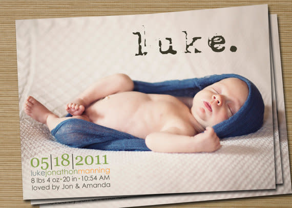 (Etsy/<a href="http://www.etsy.com/listing/72953341/baby-boy-birth-announcement-printable?ref=sr_gallery_13&sref=&ga_search_submit=&ga_search_query=birth+announcements&ga_view_type=gallery&ga_ship_to=US&ga_search_type=handmade&ga_facet=handmade%2Fpaper_goods">CardsEtcetera</a>, $15)