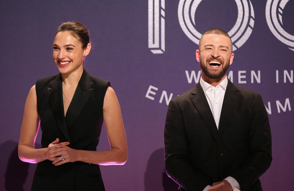 Gal Gadot and Justin Timberlake