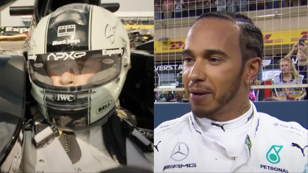  Brad Pitt in F1 and Lewis Hamilton interview for F1. 