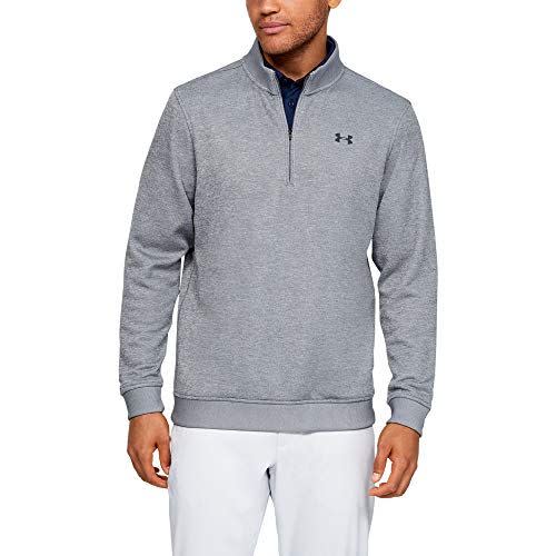 <p><strong>Under Armour</strong></p><p>amazon.com</p><p><strong>$50.80</strong></p><p>If your husband usually leaves before dawn to go golfing, <strong>a pullover fleece will go far to keep him warm</strong> and ready to play all the way to the 18th hole. This pick also repels water on misty mornings.</p>