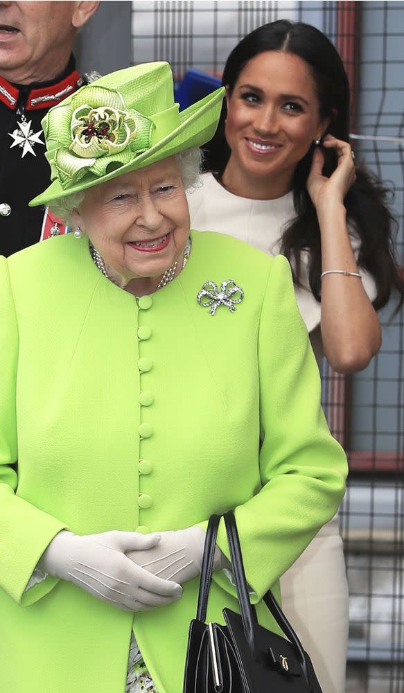 Queen Elizabeth and Meghan Markle