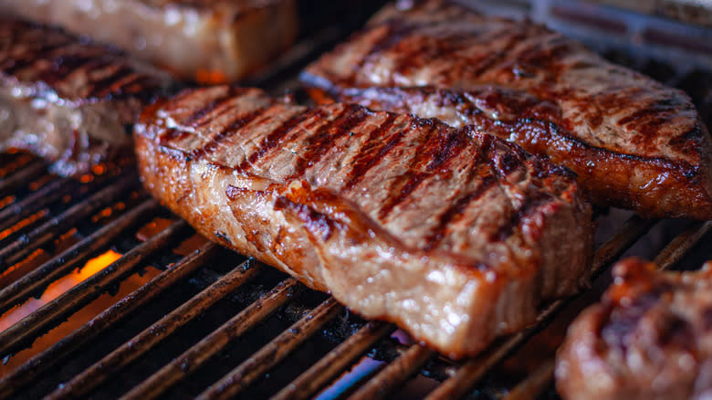 grilled ny strip steak