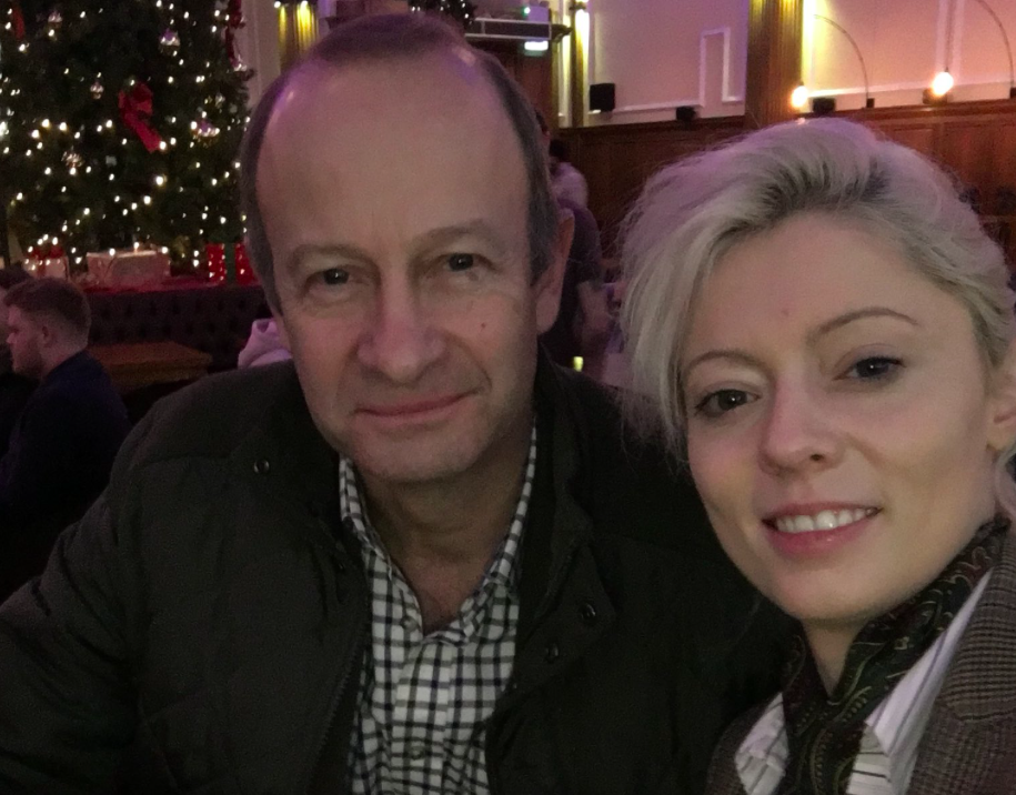 <em>The former Ukip leader hinted that marriage may be on the cards (Twitter/Jo Marney)</em>