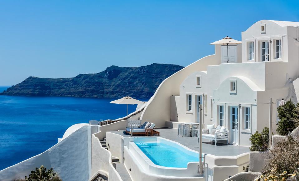 8) Canaves Villa in Santorini