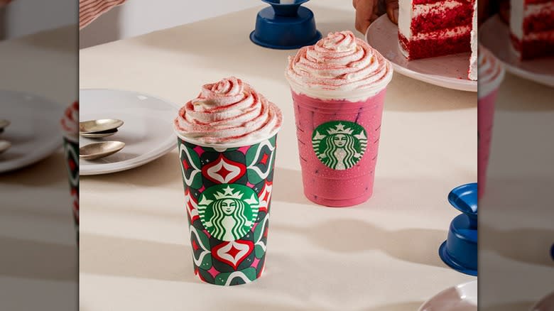 Red Velvet Latte from Starbucks