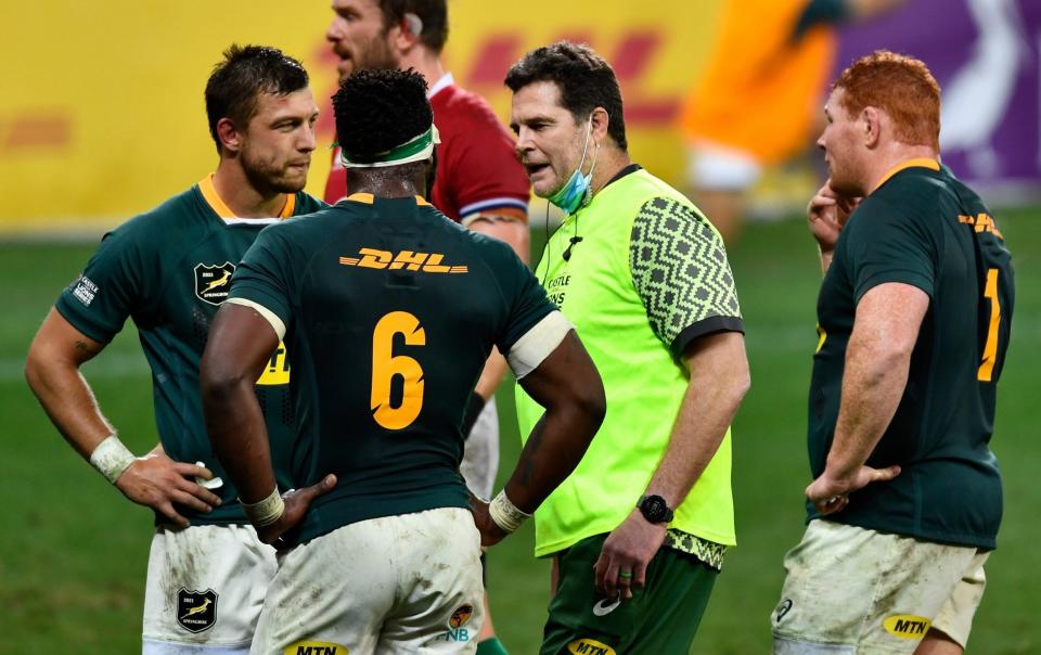 The world's most controversial water boy - Rassie Erasmus - GETTY IMAGES