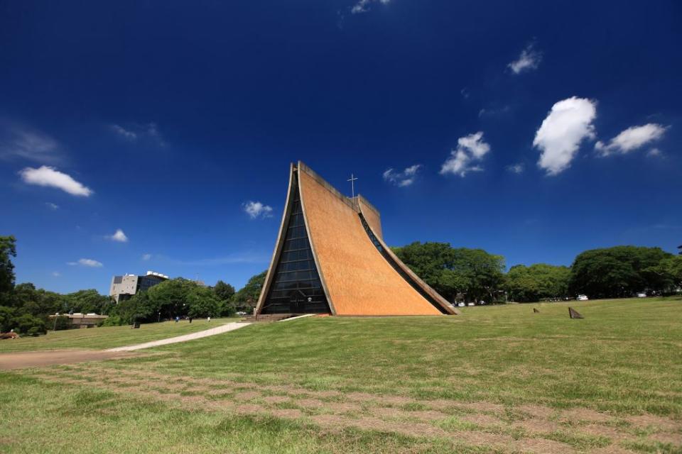 東海大學最具代表性的地標非路思義教堂莫屬，也是東海人的精神象徵。圖/台中觀光旅遊網 