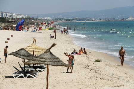 FILE PHOTO: The beach in Hammamet