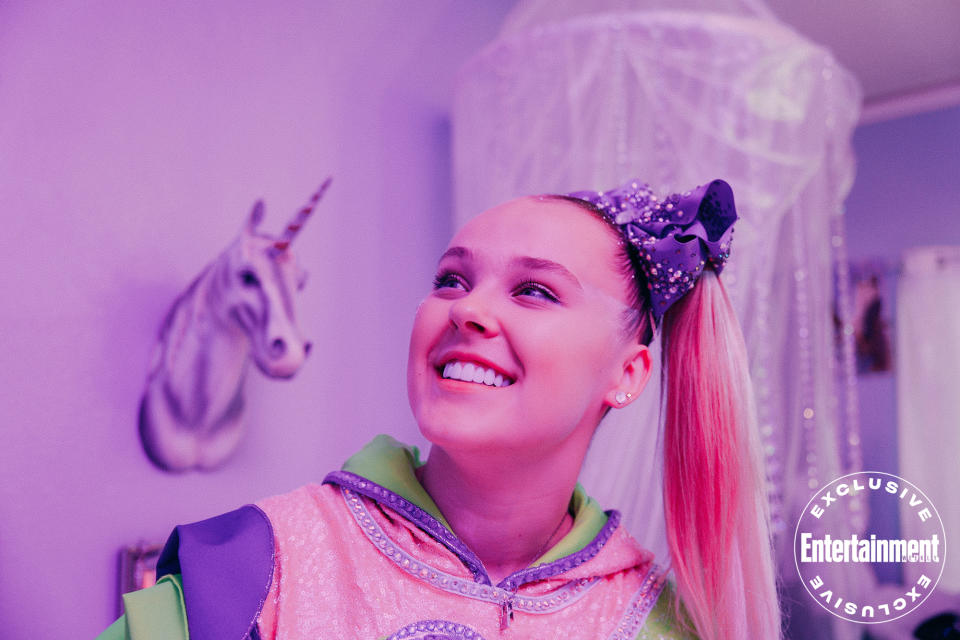 JoJo Siwa goes rainbow bright for EW's digital Pride cover shoot