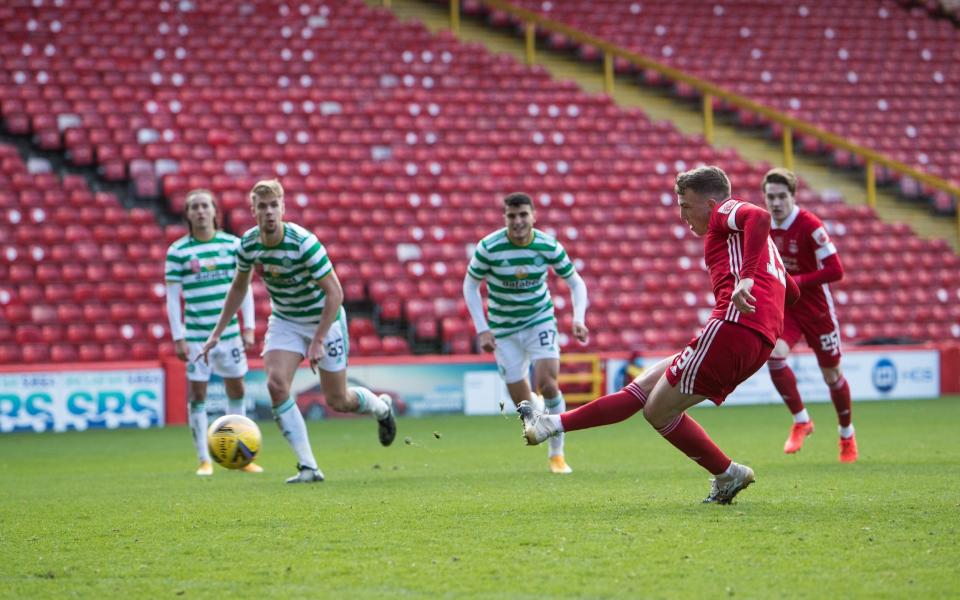 Celtic were forced to share the spoils with Aberdeen at the weekend, a result that followed defeats at the hands of AC Milan and Rangers - GETTY IMAGES 