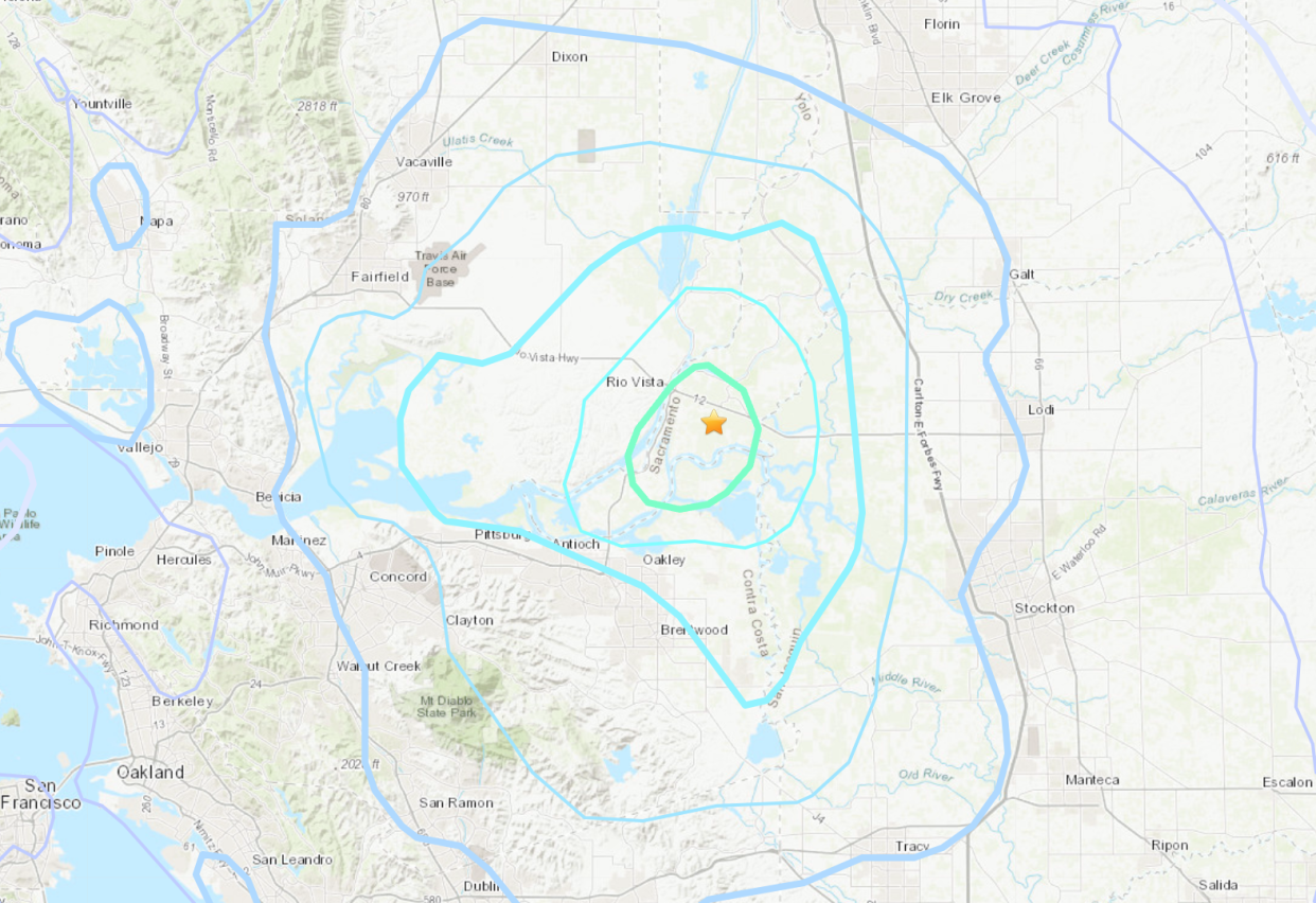The earthquake hit around 9:30 a.m. Wednesday as Stockton residents and communities in Central California were struck by a 4.1 tremor.