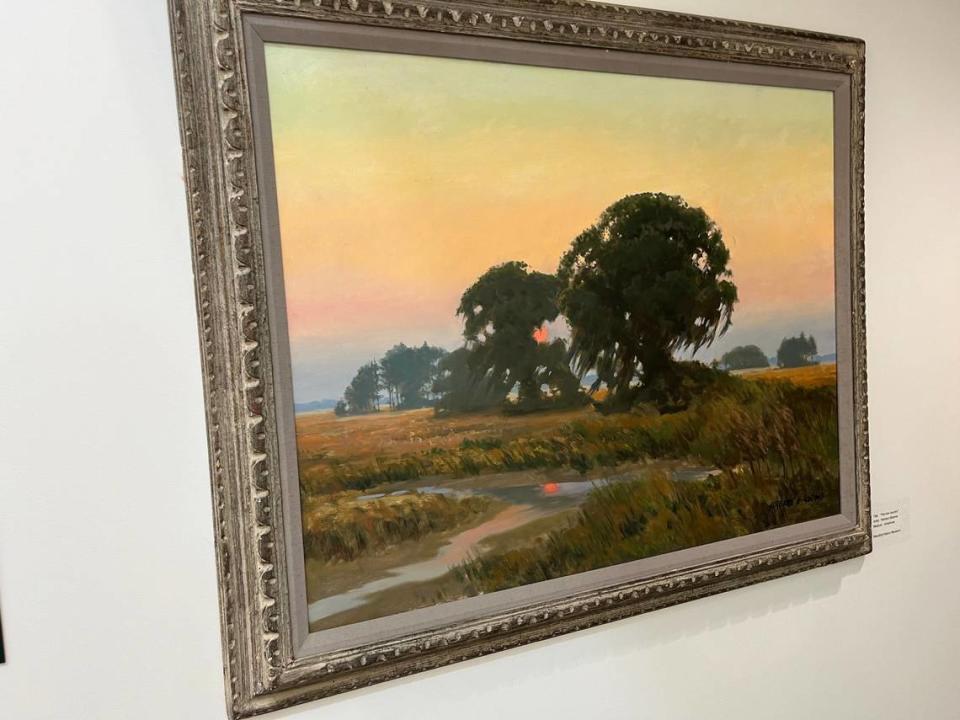 This painting by Herbert Abrams called The low country is owned by the Beaufort History Museum and hangs at Beaufort City Hall. City officials decided it should not be a part of an upcoming auction that will raise funds for the museum’s planning for the 250th anniversary of the American Revolution.