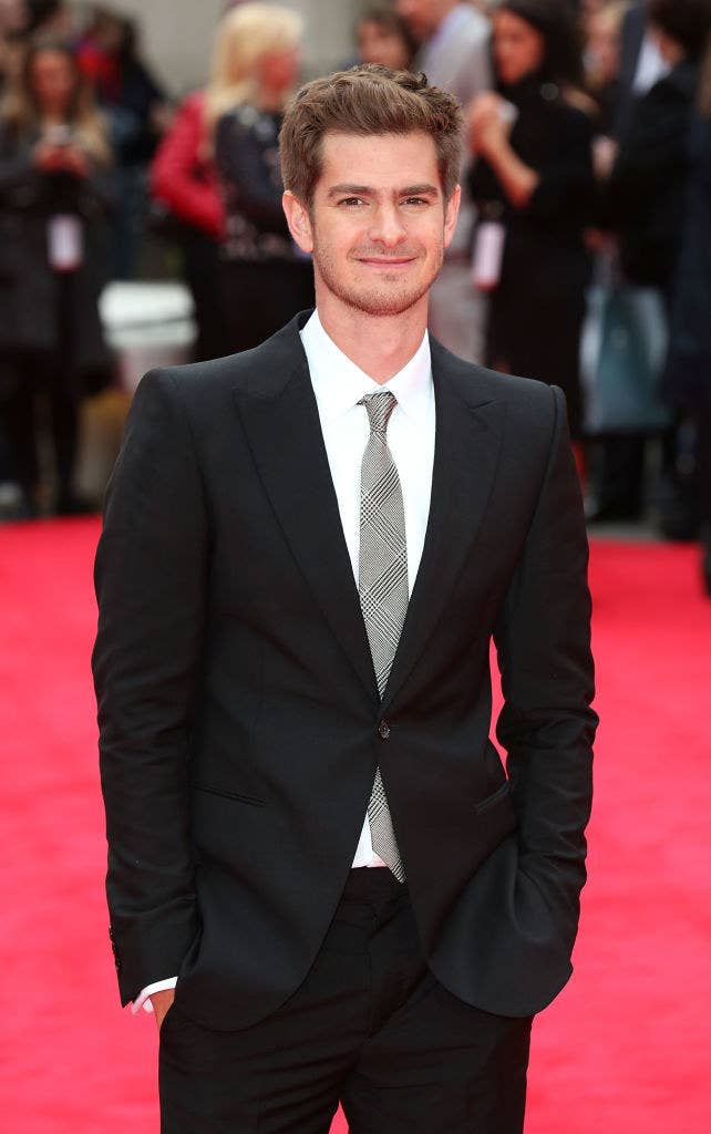 Andrew Garfield attends the World Premiere of "The Amazing Spider-Man 2"