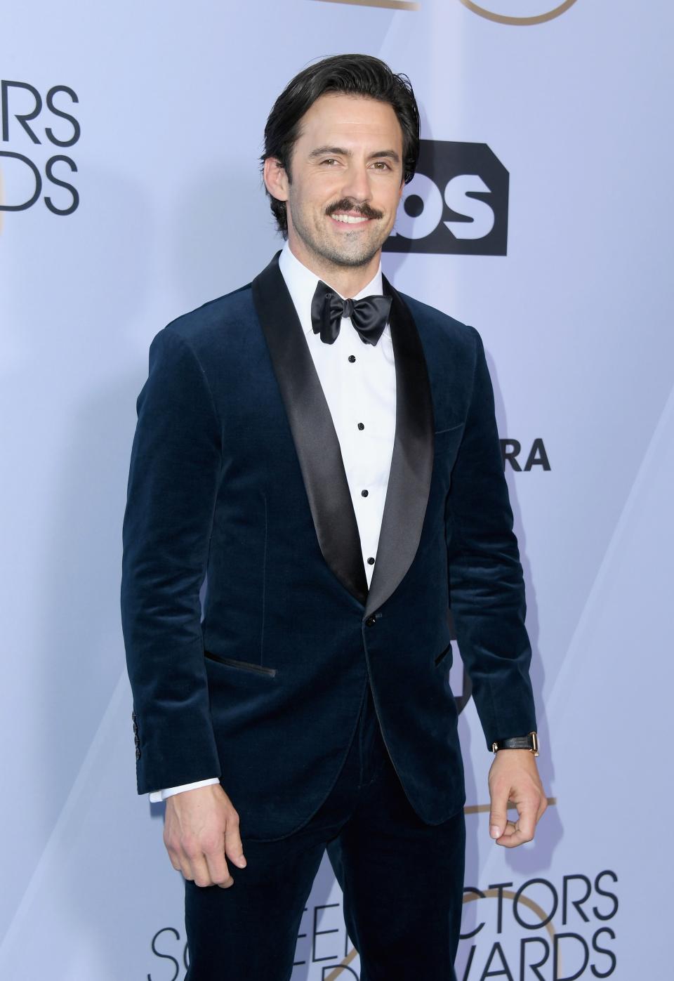 <h1 class="title">Milo Ventimiglia in Brunello Cucinelli</h1><cite class="credit">Photo: Getty Images</cite>