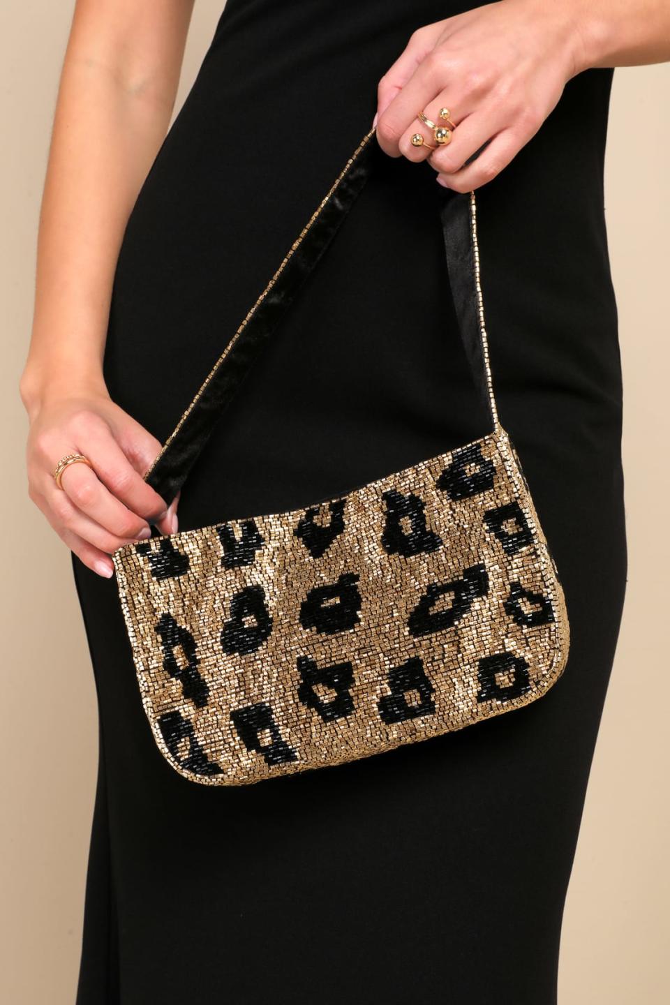 leopard print purse