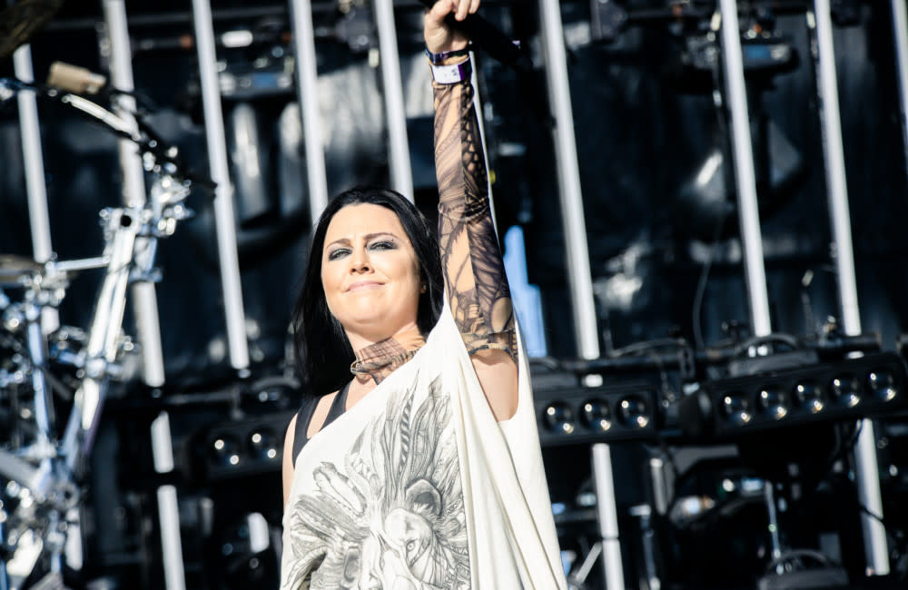 Amy Lee has not been recruited to be the next Linkin Park singer credit:Bang Showbiz