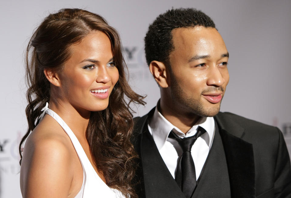 Chrissy Teigen y John Legend. (Foto: Alberto E. Rodriguez / Getty Images)