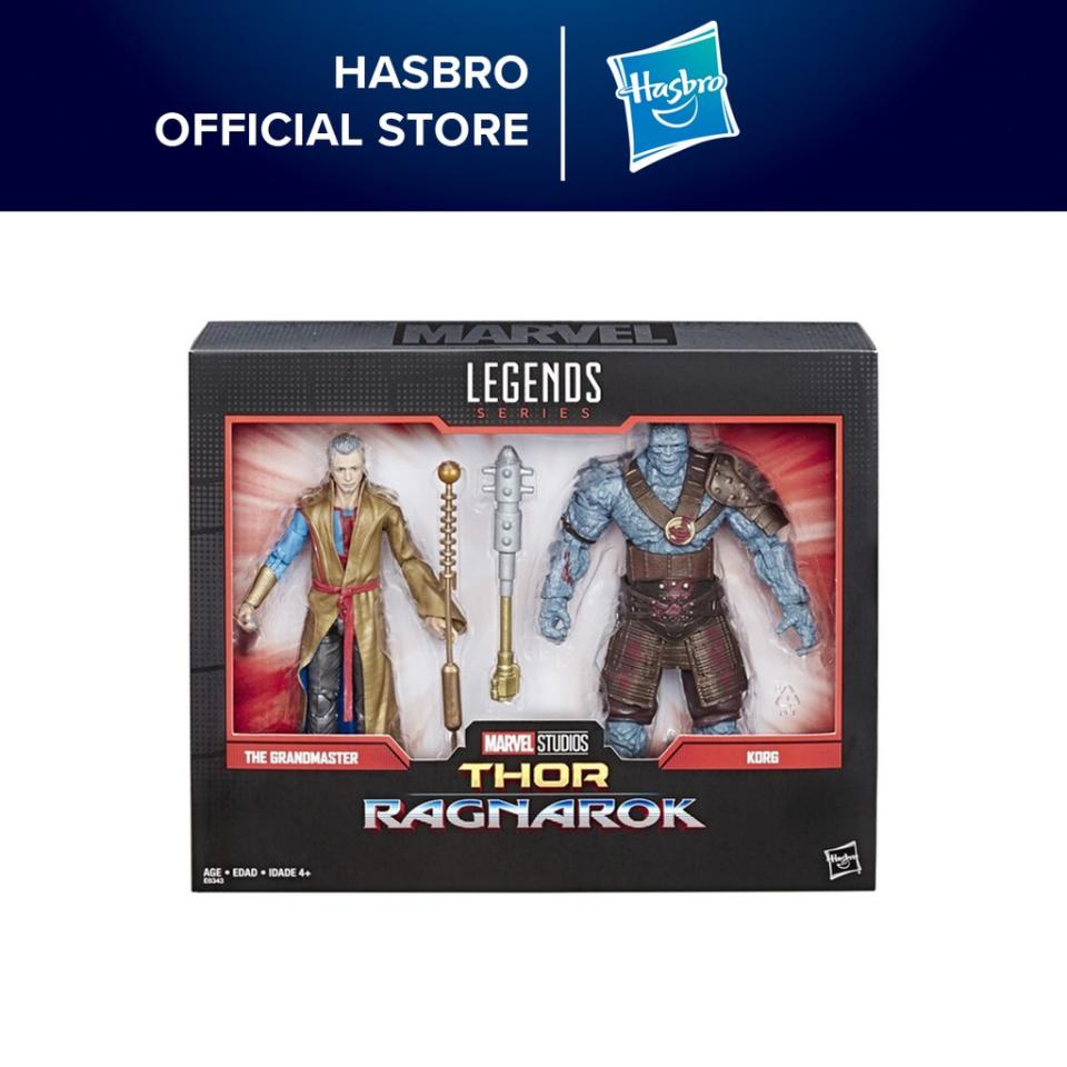 Marvel Legends Thor: Ragnarok 6-Inch Grandmaster & Korg 2-Figure Pack. (Photo: Shopee SG)