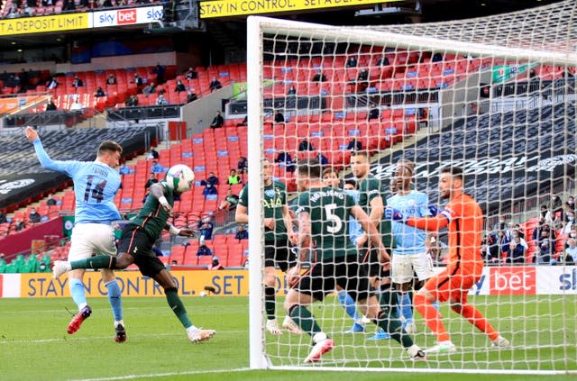 Laporte headed the decisive goal against Spurs eight minutes from time