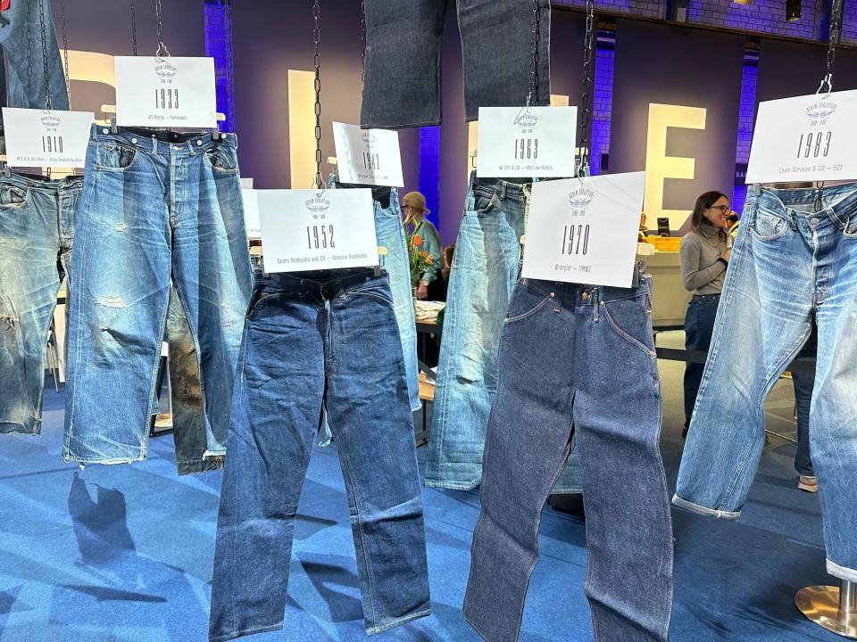 Some of Viktor Fredbäck’s rare jeans.