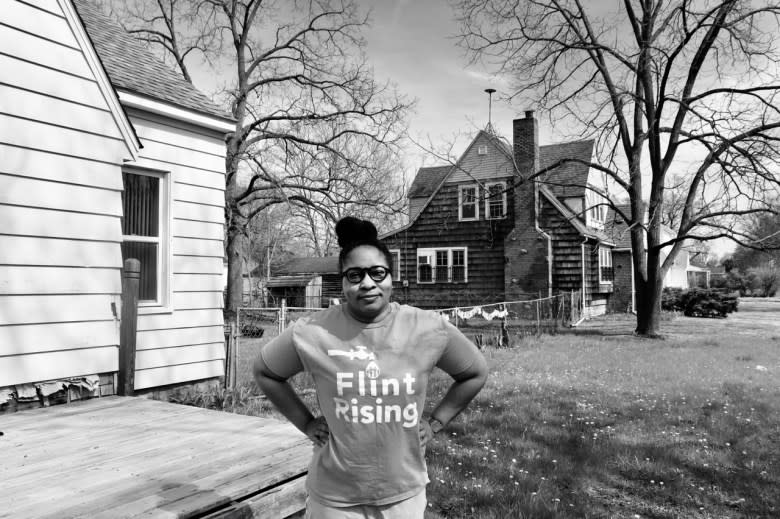 Community activist Nayyirah Shariff said the attack on Black life in Flint has widened the racial gap in the city. (Adam Mahoney/Capital B)