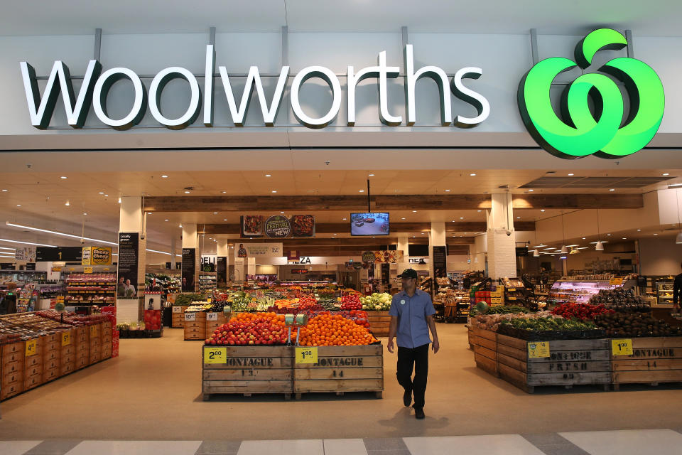 A Woolworths shopfront. Source: Bloomberg