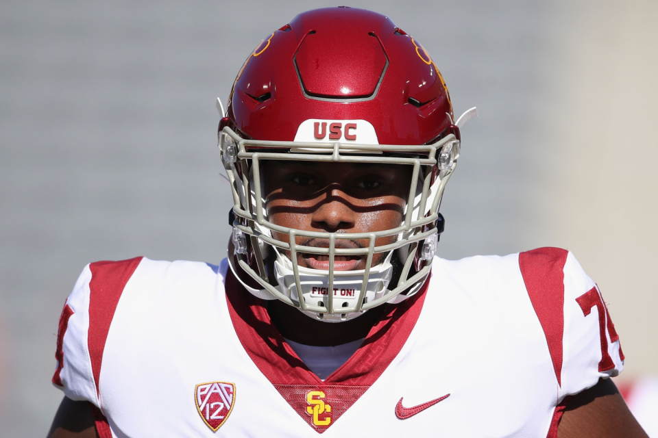 USC offensive lineman Courtland Ford