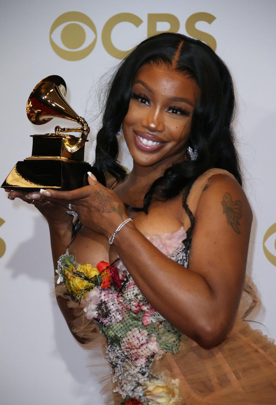 SZA shared in a best pop duo-group Grammy Award with Doja Cat at the 64th annual Grammy Awards in Las Vegas. SZA is nominated for a leading nine awards for the 2024 ceremony, to be held Feb. 4 in Los Angeles.