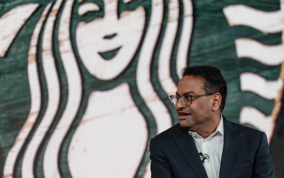 Laxman Narasimhan has stepped down as chief executive of Starbucks with immediate effect