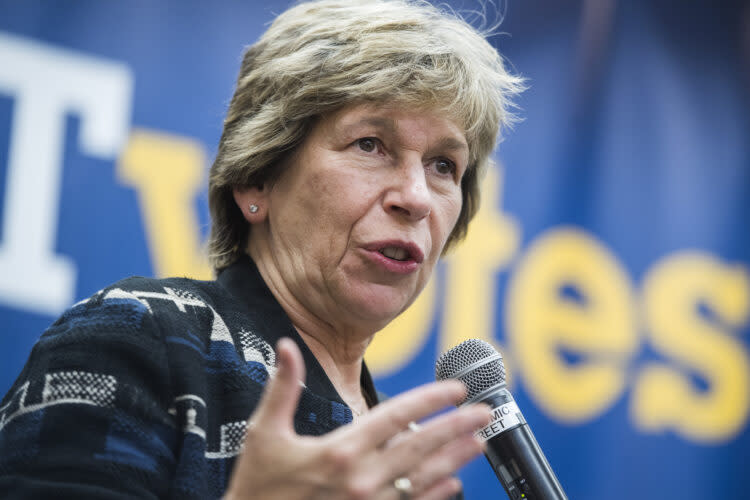 Randi Weingarten, president of the American Federation of Teachers, said she’s “absolutely” losing sleep over Sen. Rand Paul taking a leadership position on the education committee. (Tom Williams/CQ-Roll Call, Inc via Getty Images)