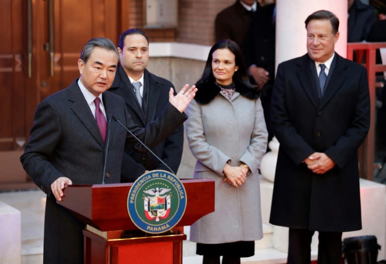 'This is the correct decision,' Chinese foreign minister Wang Yi said at the embassy's opening ceremony