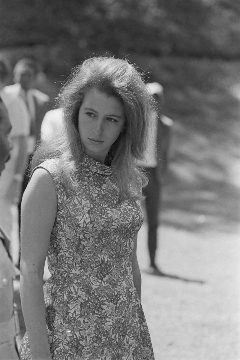 Princess Anne on tour in Africa, in 1971. (Getty Images)