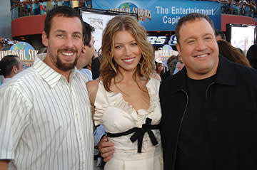 Adam Sandler , Jessica Biel and Kevin James at the premiere of Universal Pictures' I Now Pronounce You Chuck and Larry