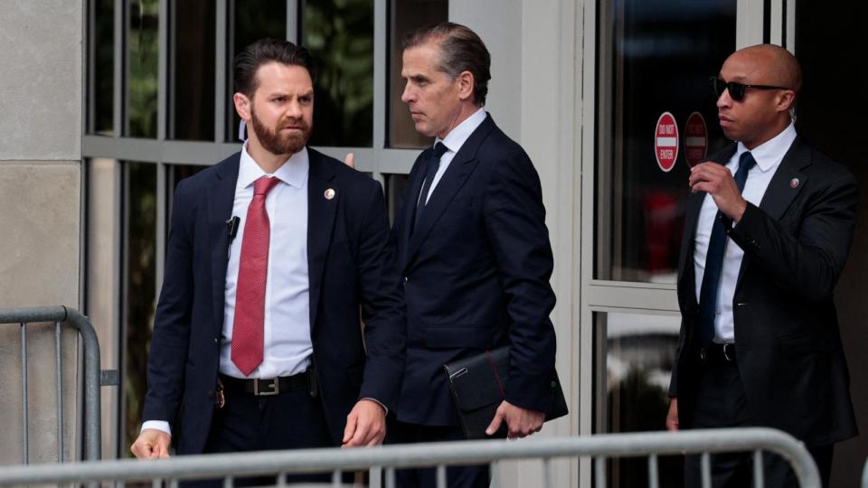 PHOTO: Hunter Biden, son of President Joe Biden, departs from the J. Caleb Boggs Federal Building, June 10, 2024, in Wilmington, Delaware.<p>(Hannah Beier/Reuters)