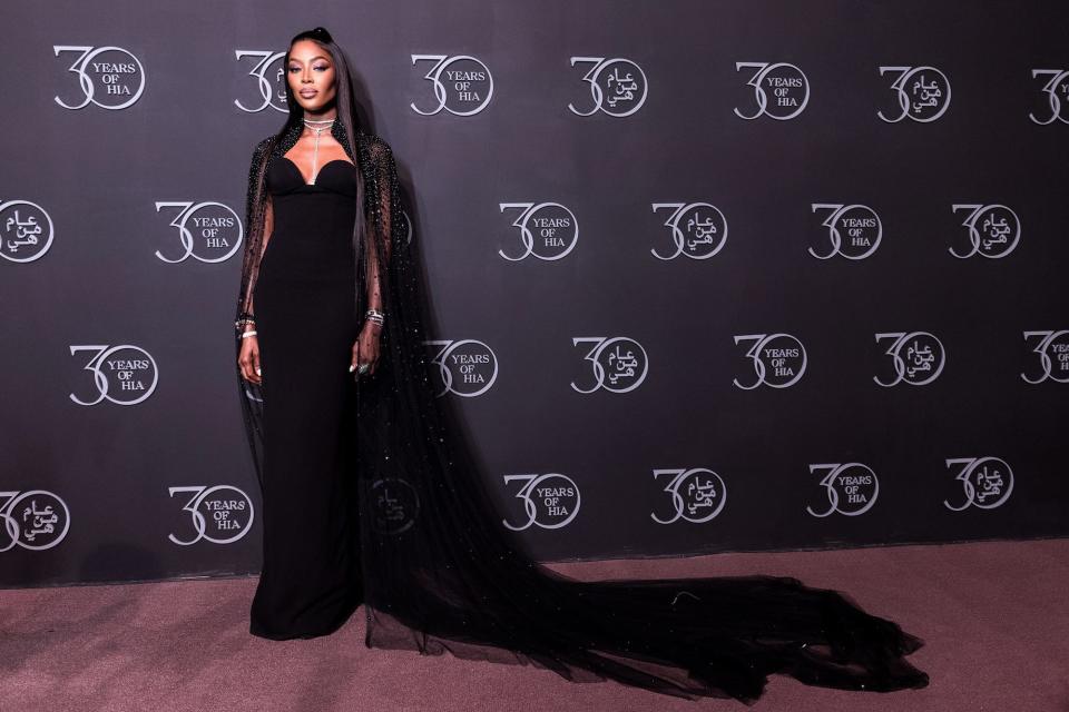 Naomi Campbell attends the Hia Magazine 30th Anniversary Gala in Saudia Arabia.