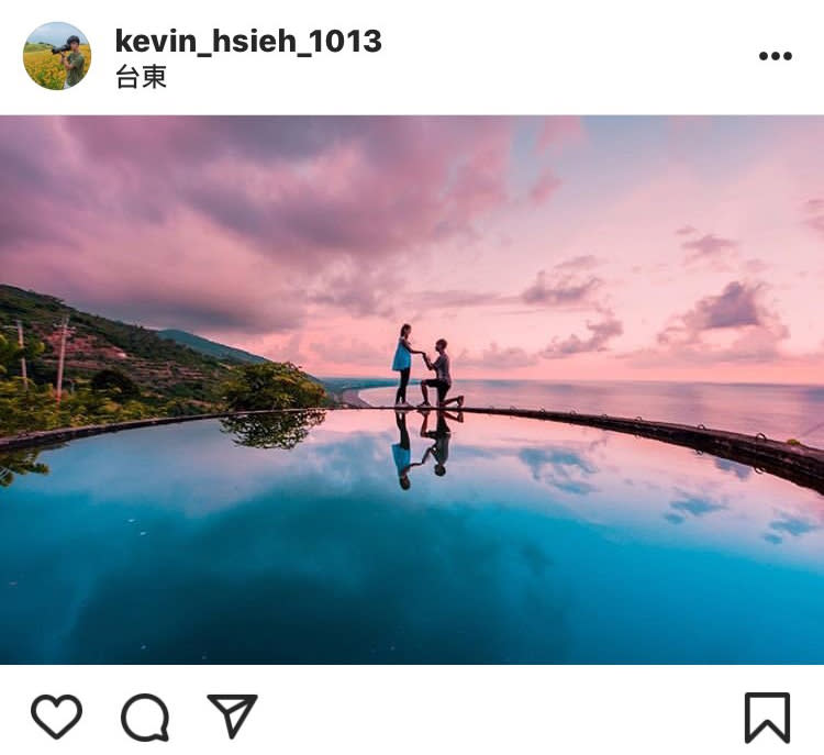 位於太麻里南迴公路上的「華源海灣」風景十分優美。   圖：翻攝自instagram kevin_hsieh_1013／開放權限