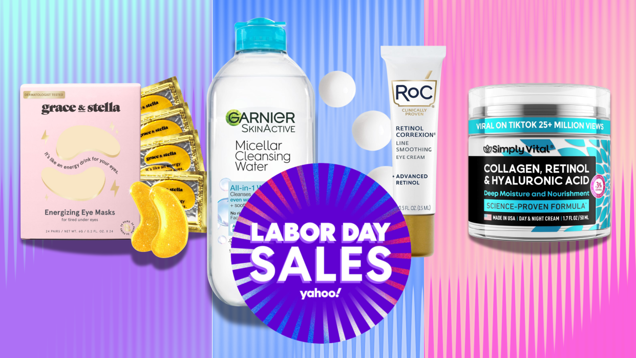 Skin care from Garnier, Grace & Stella, RoC and SimplyVital