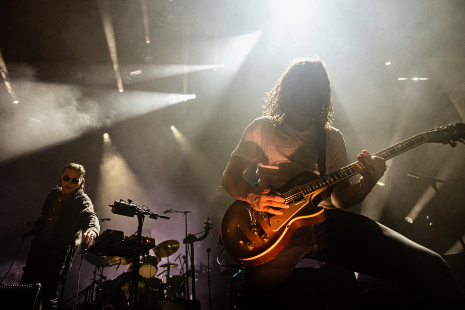 My Chemical Romance performs at Barclays Center in Brooklyn, New York on September 11th, 2022.