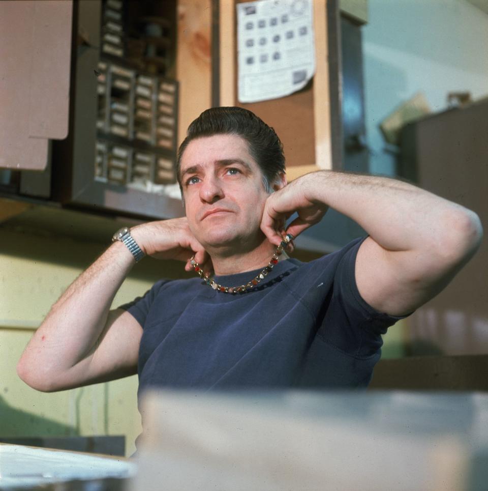 american albert desalvo 1931 1973 holds one of the necklaces he made while in prison up to his neck at walpole state prison, south walpole, massachusetts, early 1970s desalvo is the alleged boston strangler, a serial killer who claimed at least 11 women's lives between 1962 and 1964, desalvo confessed to the murders, but there has always been a shadow of doubt concerning his guilt photo by hulton archivegetty images