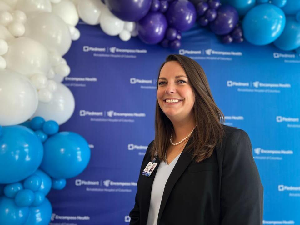 Kendra Sermarini is the CEO of the Rehabilitation Hospital of Columbus, which will open for patients on September 12.