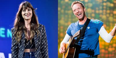 Dakota Johnson and Chris Martin