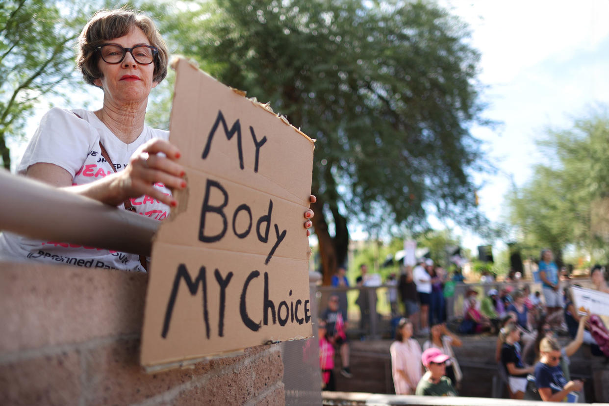 Arizona Abortion Pro-Choice Protest Mario Tama/Getty Images