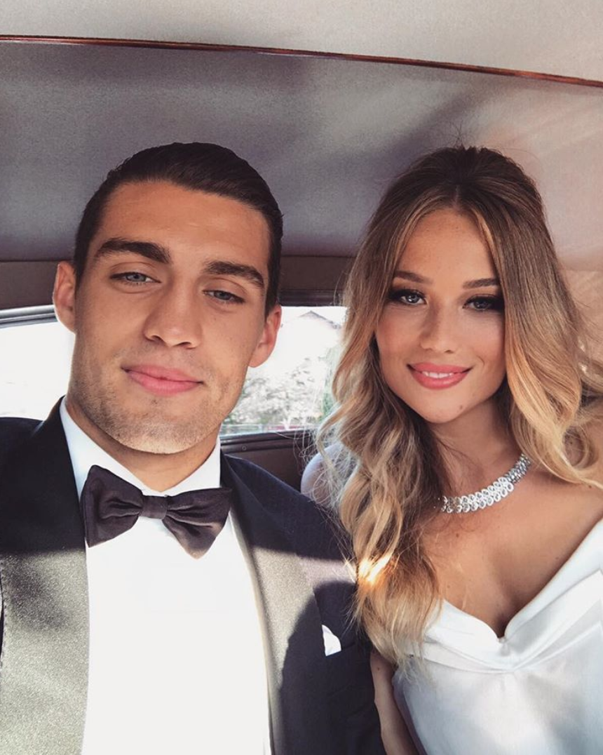 Mateo Kovacic e Izabel Andrijanic