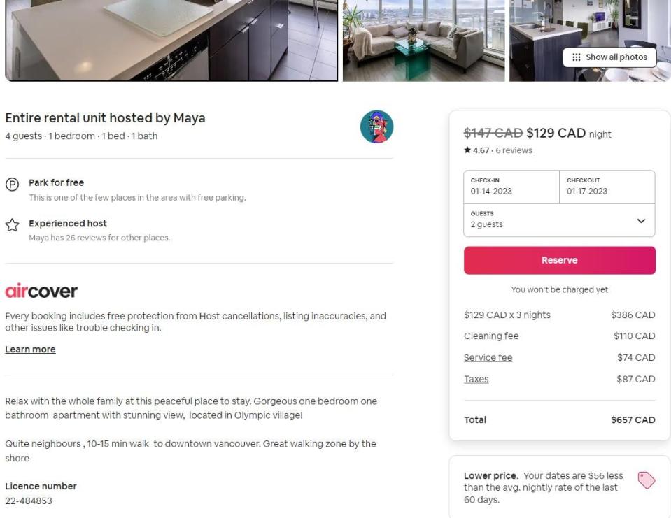 Landlord David Wojtowicz says he quickly found the Airbnb listing for the suite he had been renting to a tenant. 