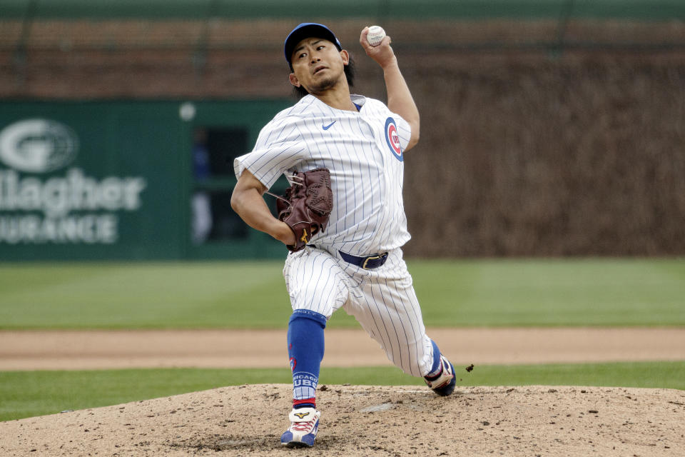 Shota Imanaga was sensational in his MLB debut on Monday. (Griffin Quinn/MLB Photos via Getty Images)