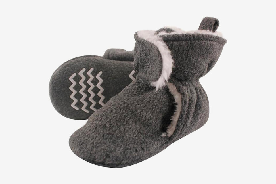 Hudson Baby Fleece and Faux Sherpa Booties