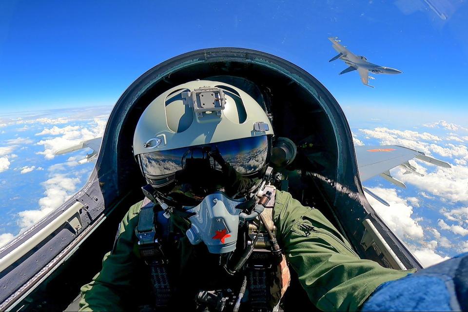 Image: China conducts three-day military drills around Taiwan (Mei Shaoquan / Xinhua / EPA via Shutterstock)