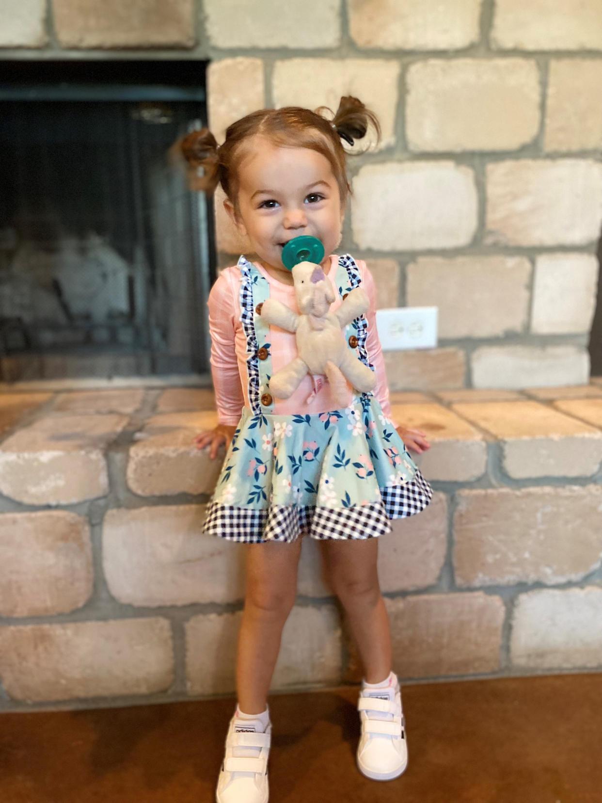 Ellie is deaf in her left ear and has hearing loss in her right. Thanks to early intervention, she's thriving even though she was born with CMV. (Courtesy Corey Clem)
