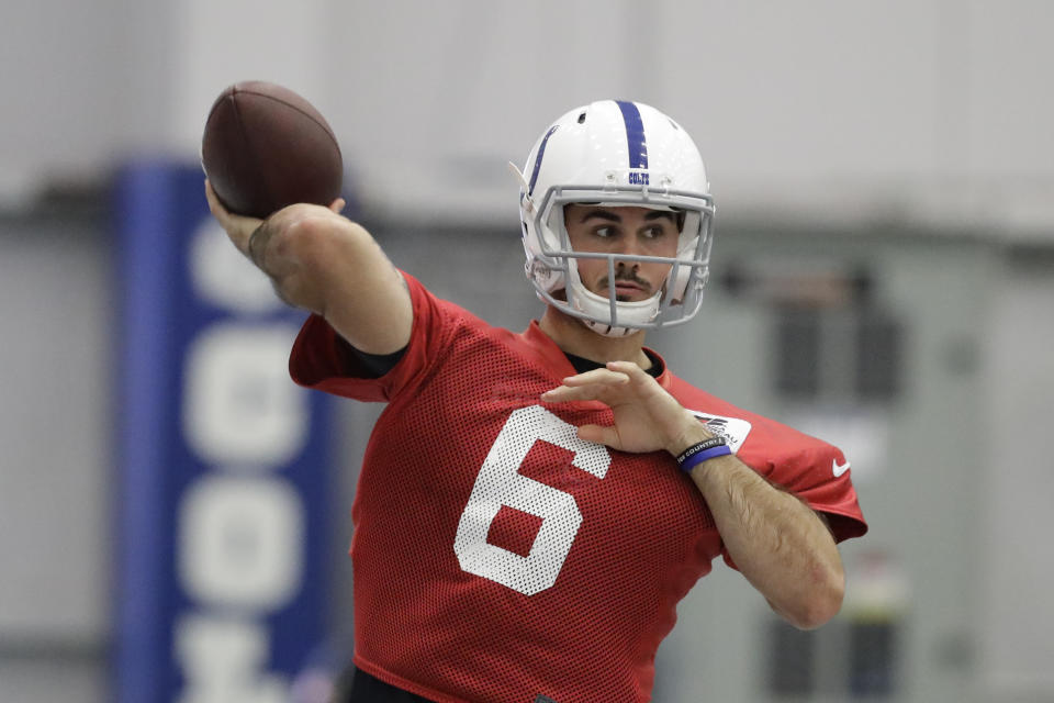 The Indianapolis Colts waived quarterback Chad Kelly on Wednesday. (AP)