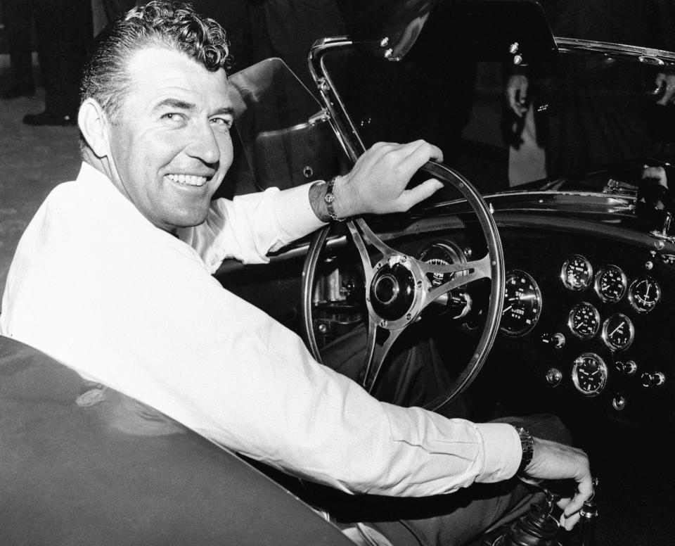 Carroll Shelby, auto racer in 1964. Location unknown. (AP Photo)